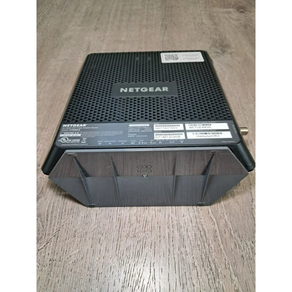 Netgear Nighthawk C7000v2 AC1900 Wi-Fi Cable Modem Router
